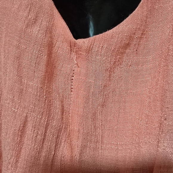 Lily Rose Pink Asymmetrical Ruffled Halter Dress - Picture 9 of 10